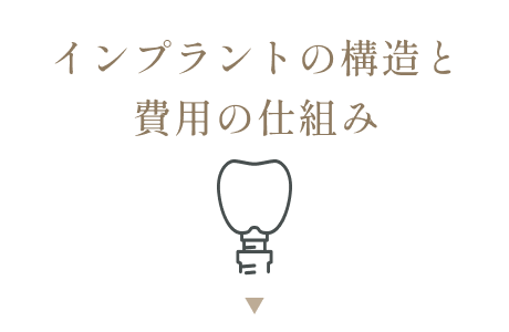 インプラントの構造と費用の仕組み