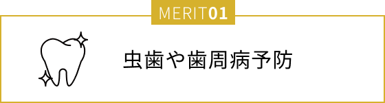 虫歯や歯周病予防